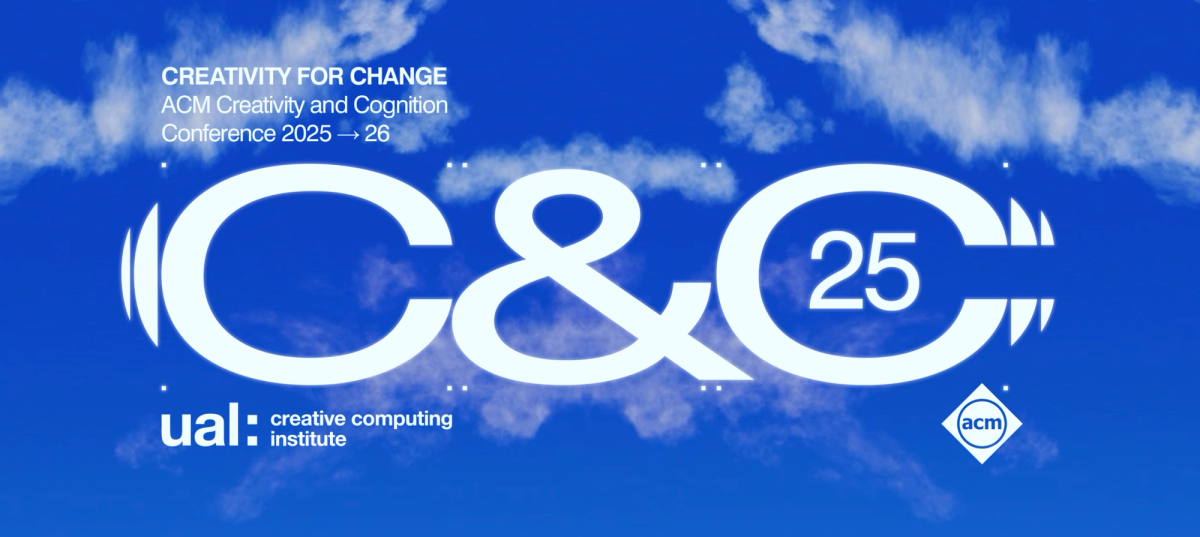Banner de C&C 25 - ACM Creativity and Cognition Conference 2025, Creativity for Change