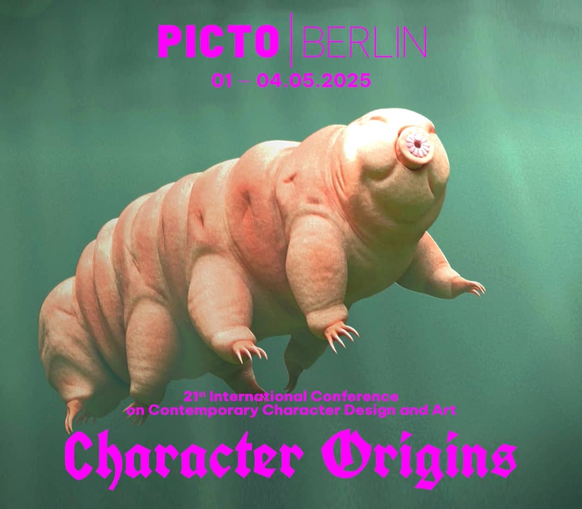 Poster de PICTO Berlin 2025 - 21ª Conferencia Internacional de Character Design y Arte
