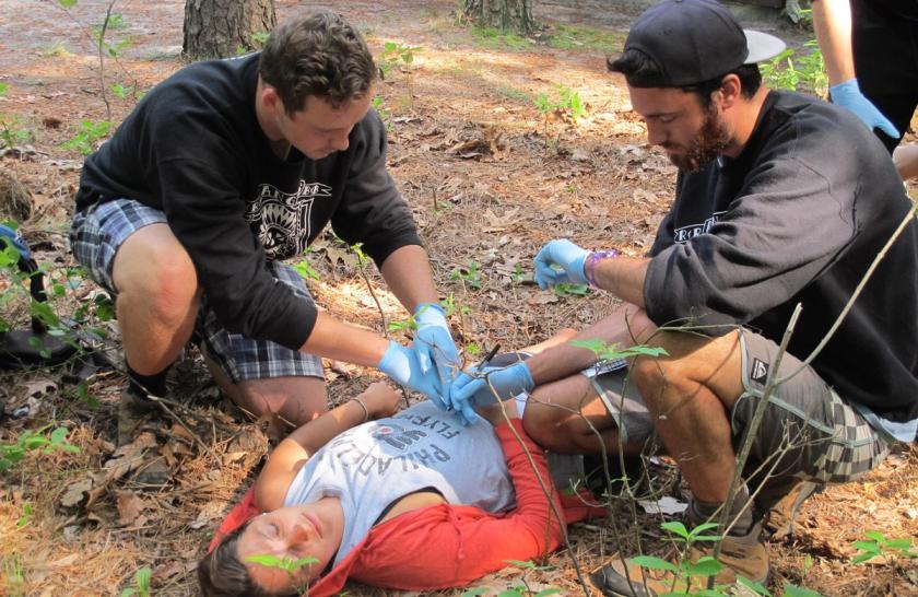 Stop the Bleed Training at True North Wilderness Survival School