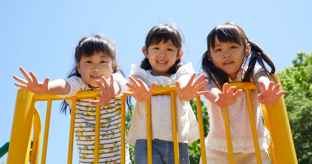 Children at playground.