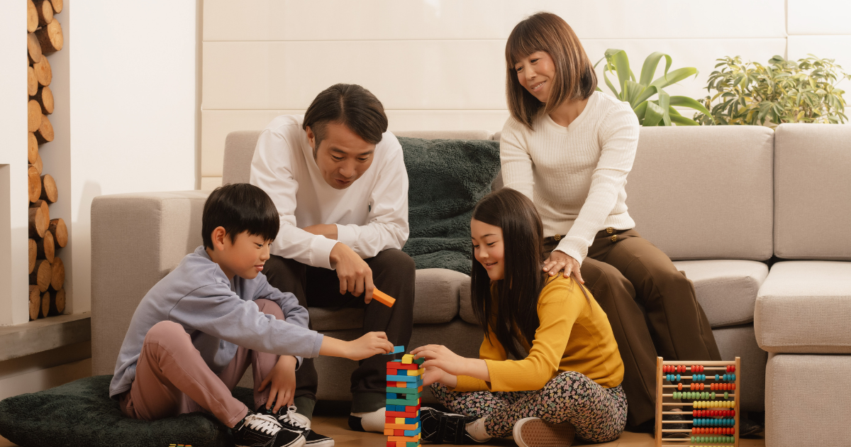 Family spending time together.