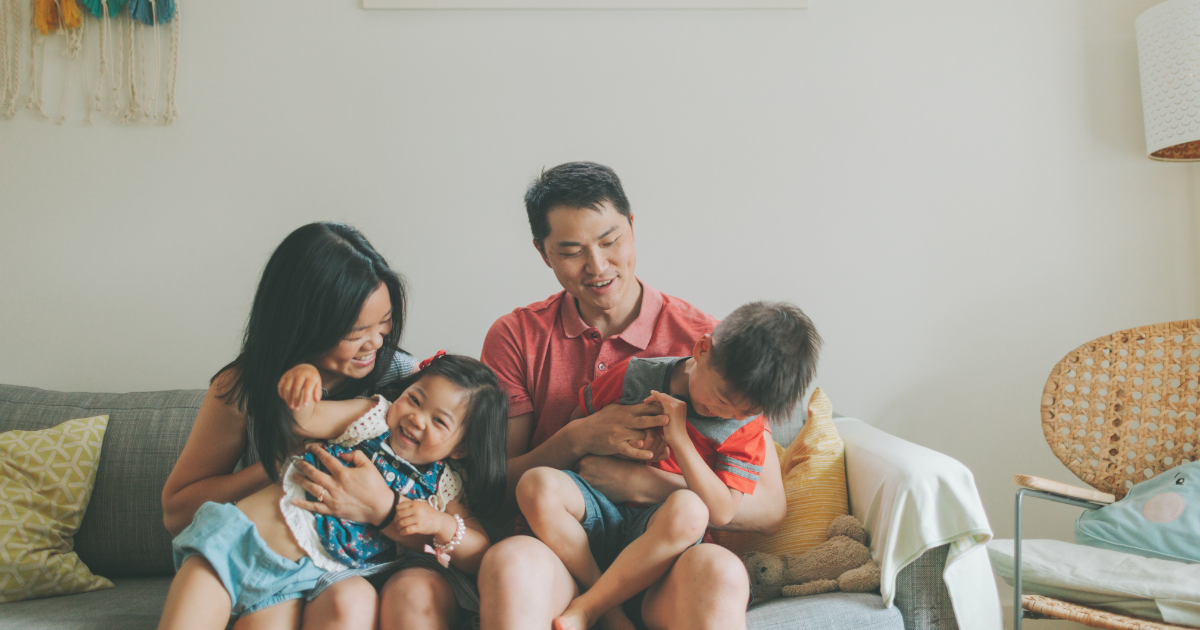 Asian family