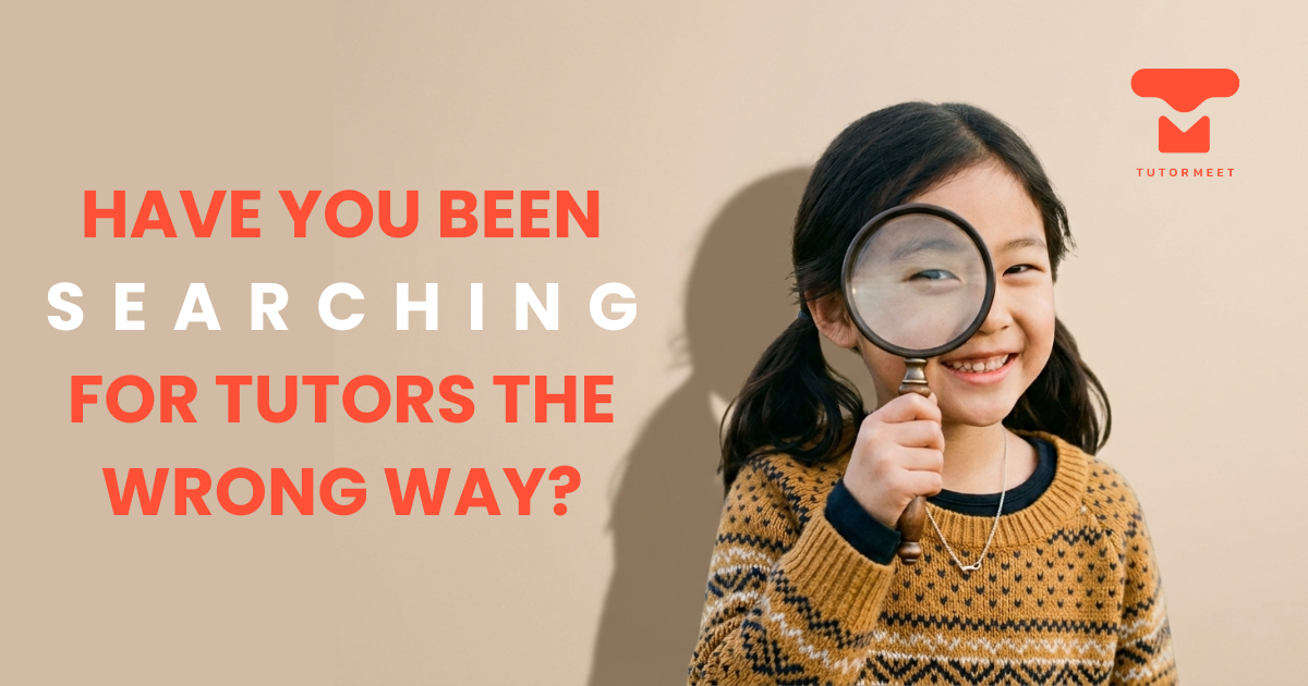 Girl with manifying glass