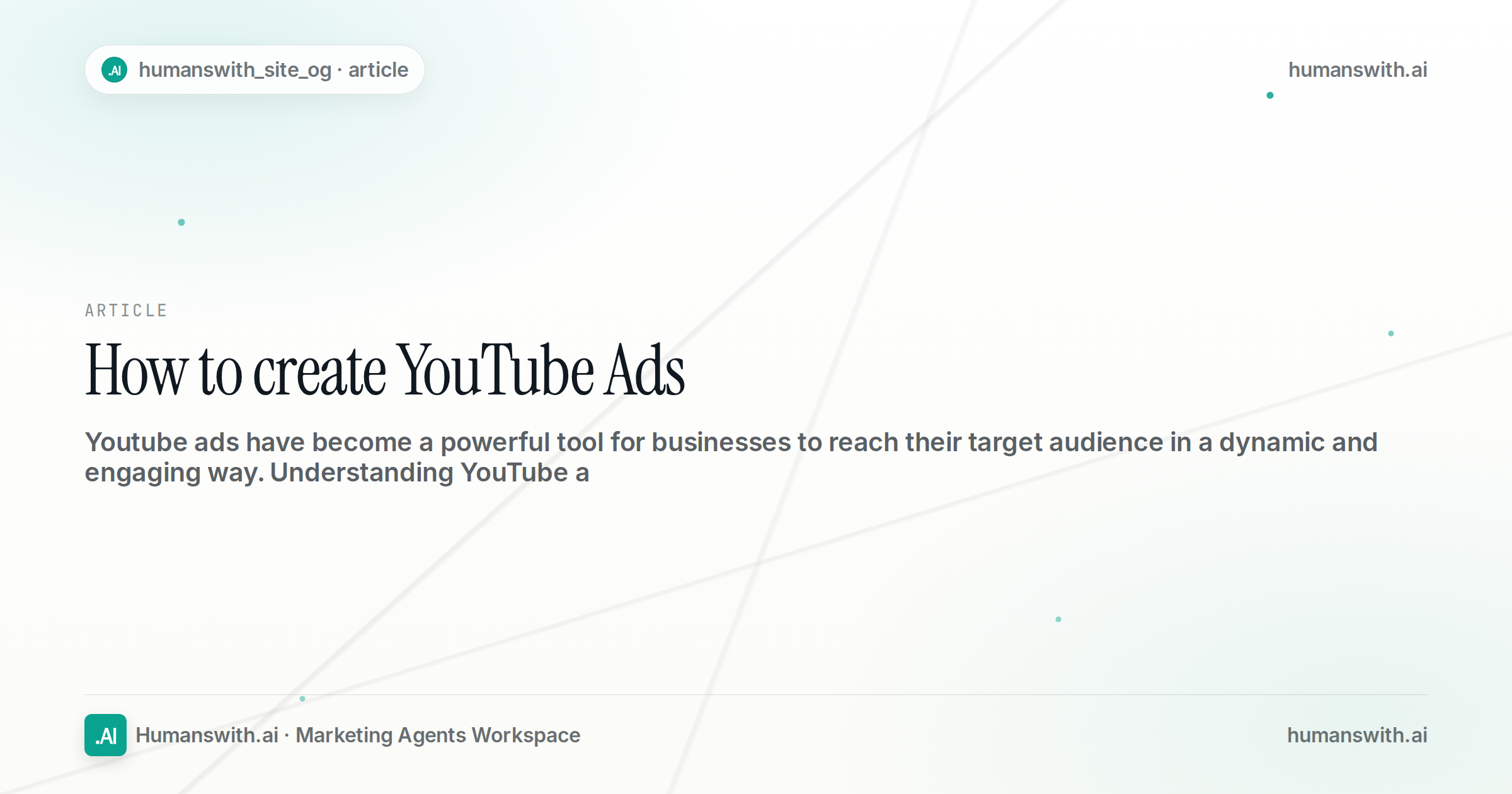 How to create YouTube Ads — cover