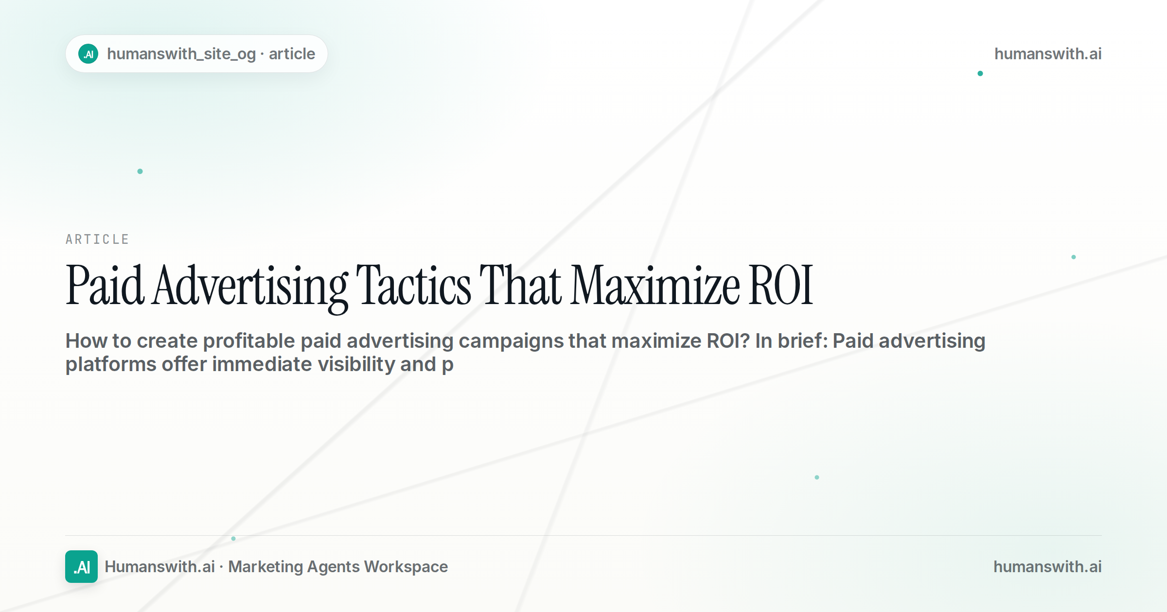 Paid Advertising Tactics That Maximize ROI — cover