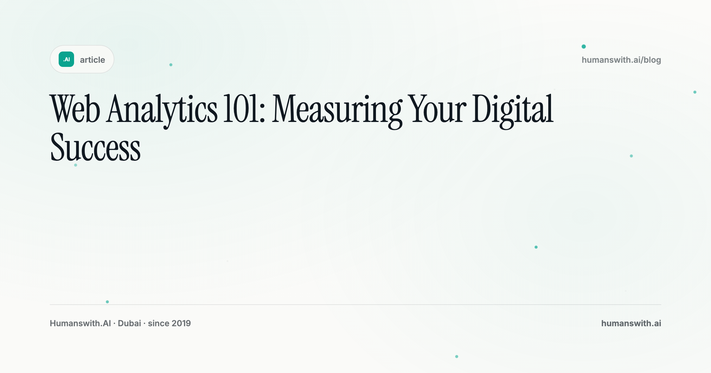 Web Analytics 101: Measuring Your Digital Success — cover