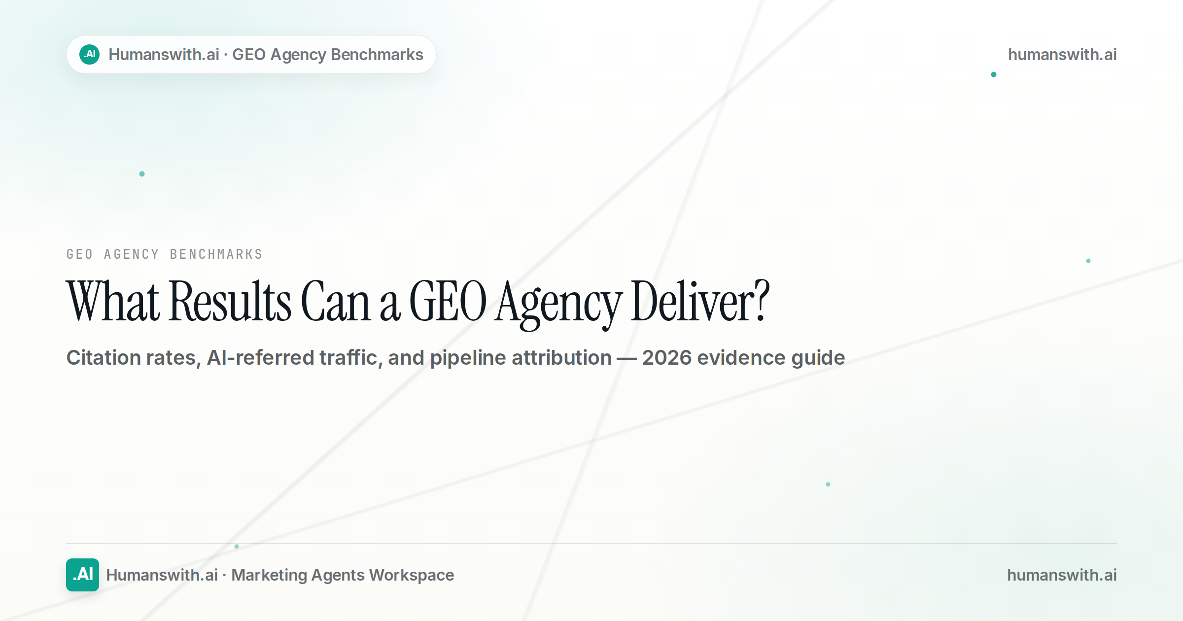 What Results Can a GEO Agency Deliver? — cover
