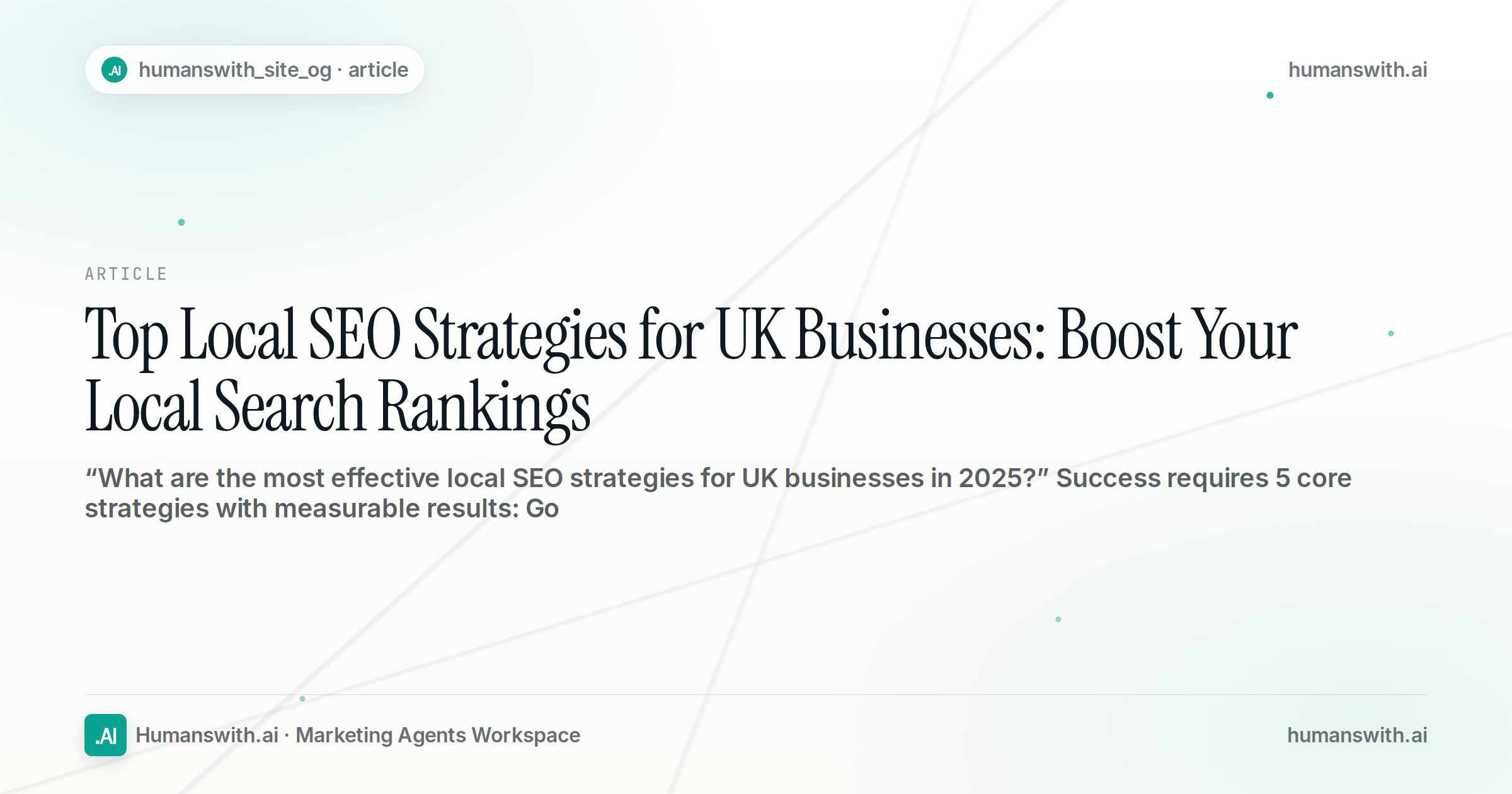 Top Local SEO Strategies for UK Businesses: Boost Your Local Search Rankings — cover