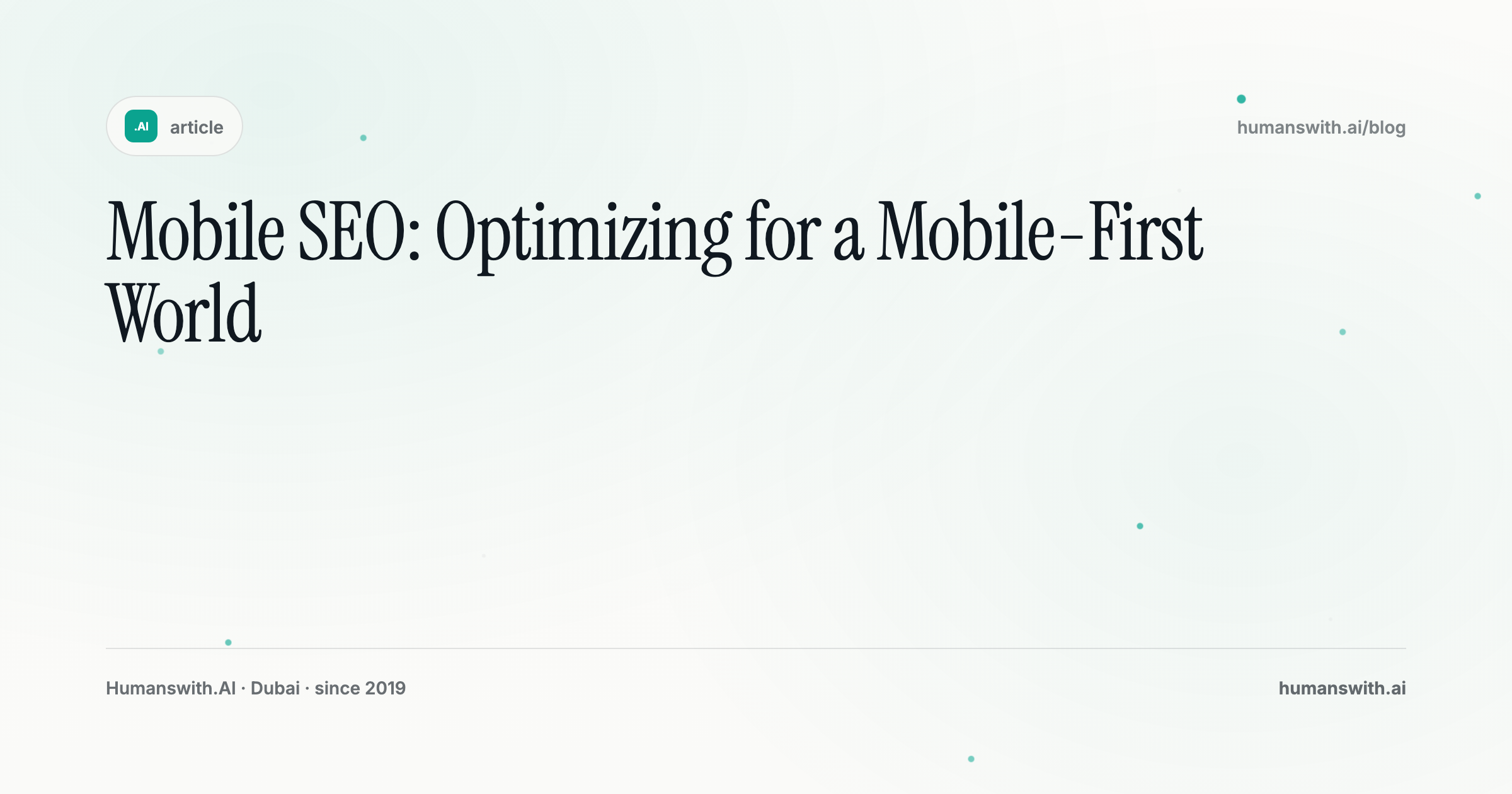 Mobile SEO: Optimizing for a Mobile-First World — cover