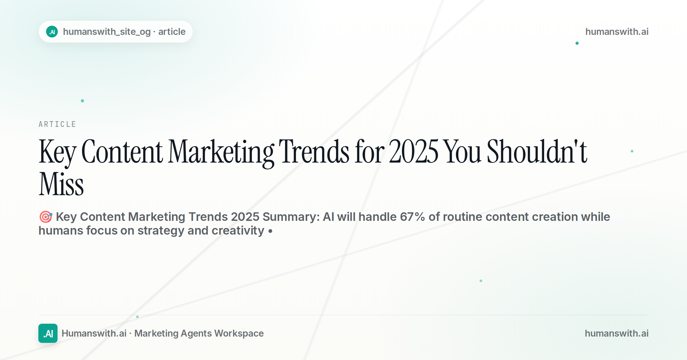 Key Content Marketing Trends for 2025 You Shouldn't Miss — cover