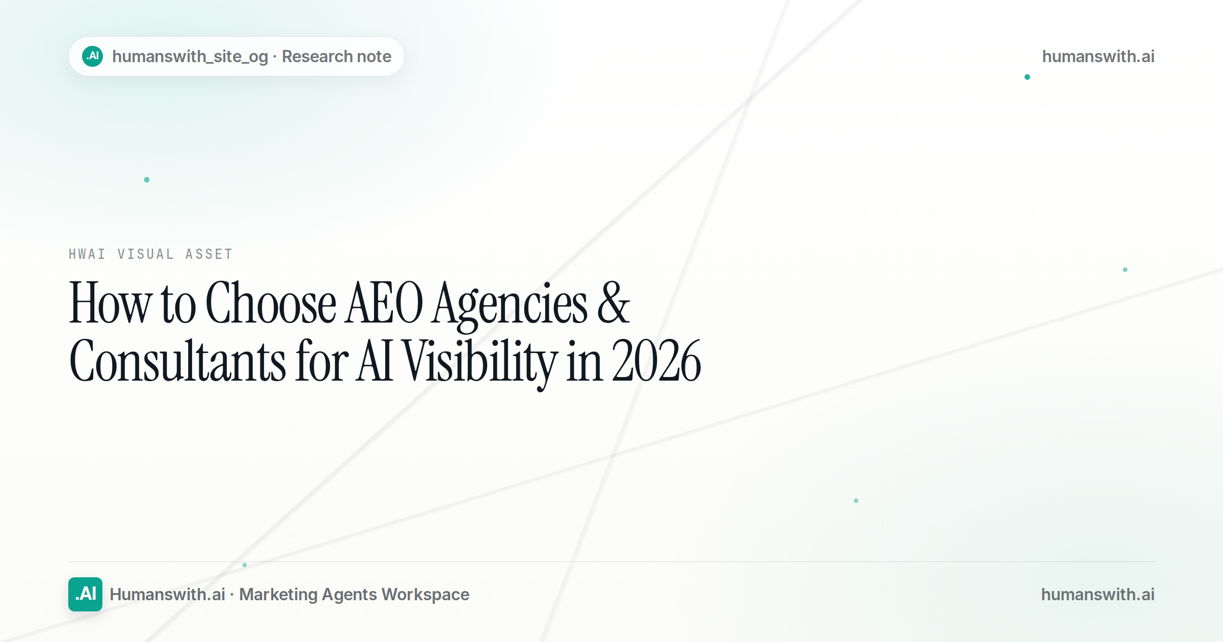 How to Choose AEO Agencies & Consultants for AI Visibility in 2026