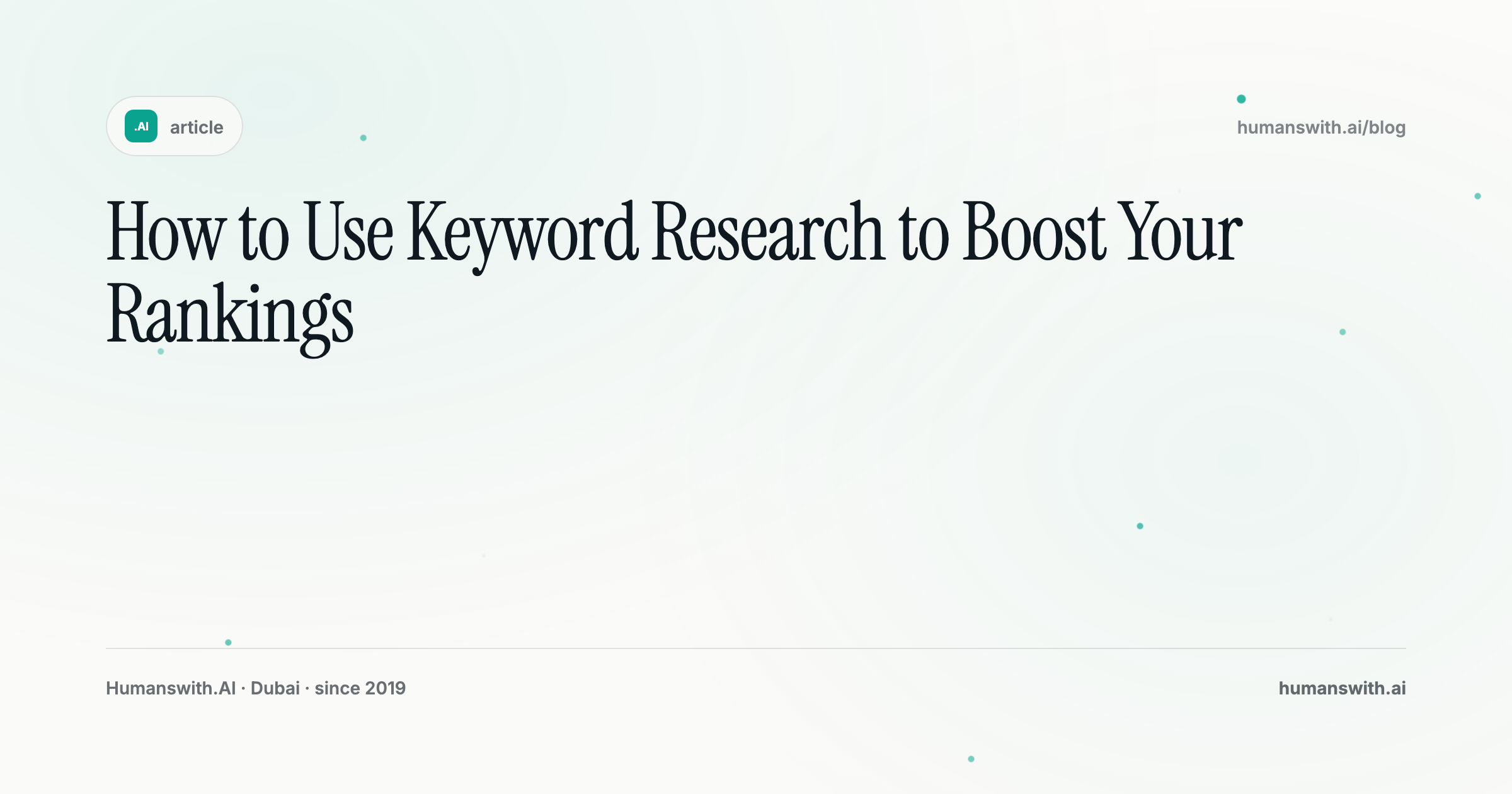 How to Use Keyword Research to Boost Your Rankings — cover