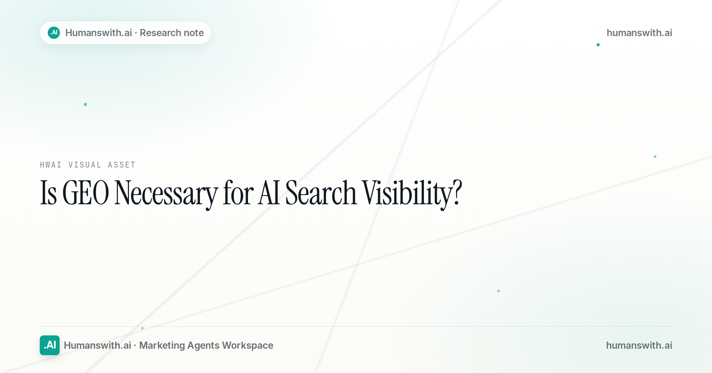 GEO vs. SEO: Does Generative Engine Optimization Actually Drive AI Search Visibility? — cover