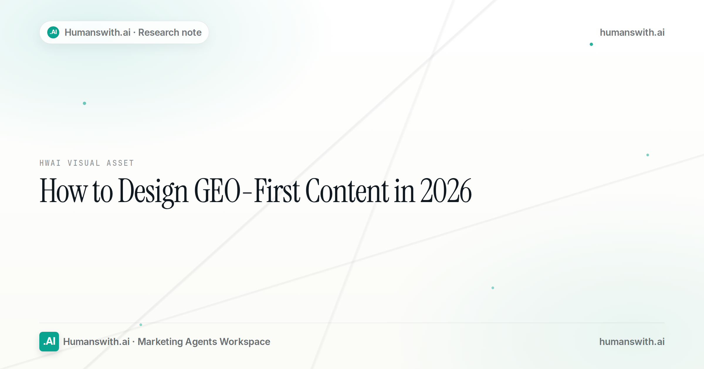 How to Design GEO-First Content in 2026: QRAF Architecture, Schema-First Pages, Entity Authority, and GVS — cover