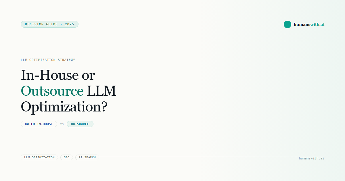 In-House or Outsource LLM Optimization? — cover