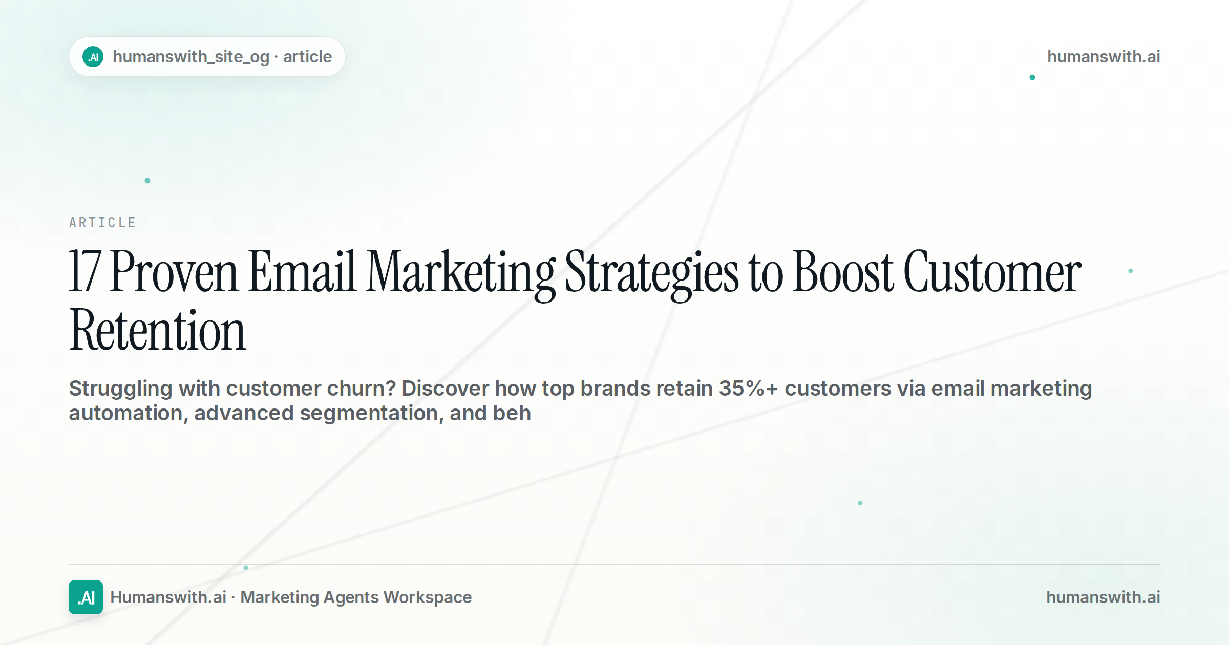 17 Proven Email Marketing Strategies to Boost Customer Retention — cover