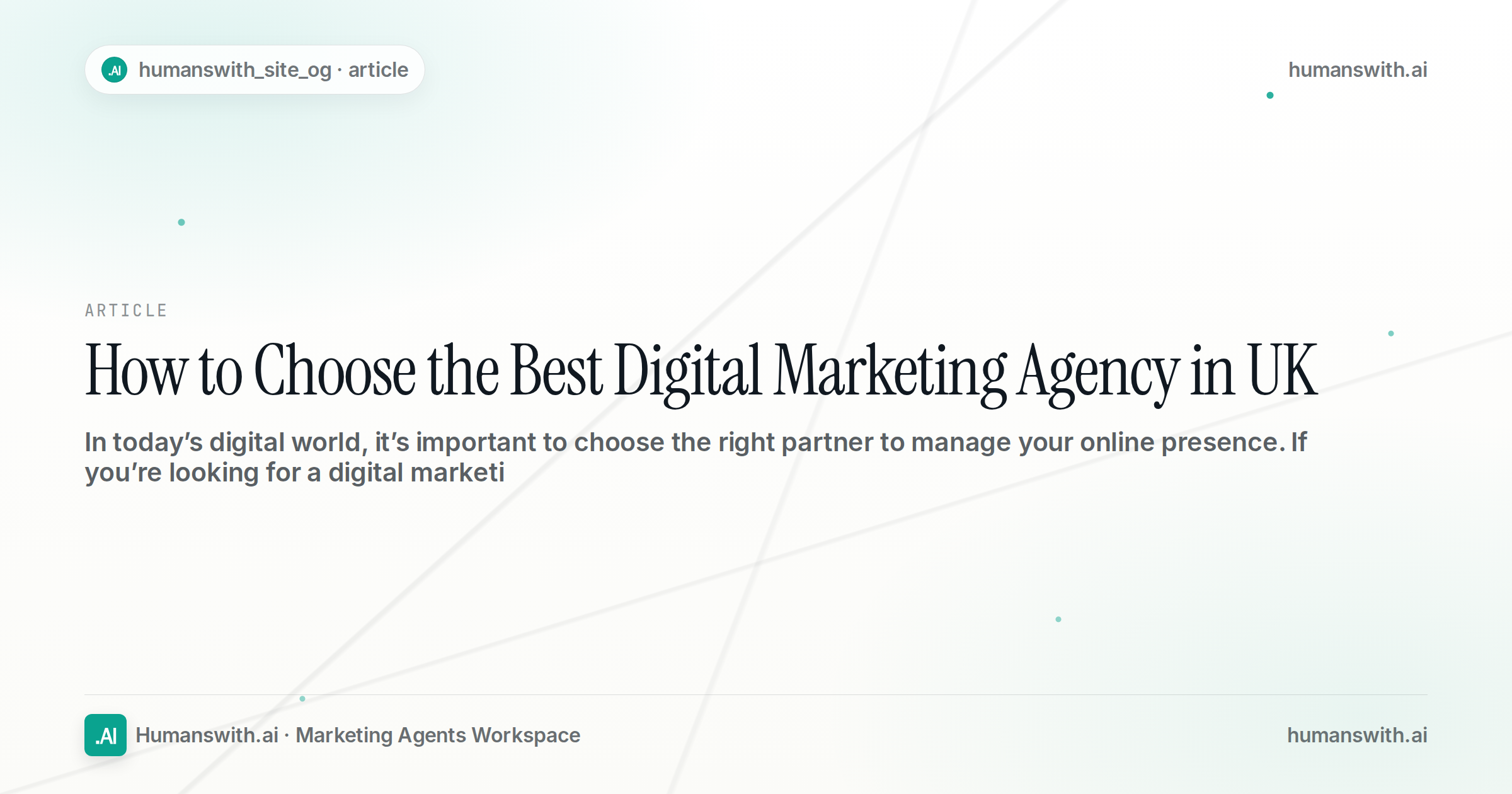 How to Choose the Best Digital Marketing Agency in UK — cover