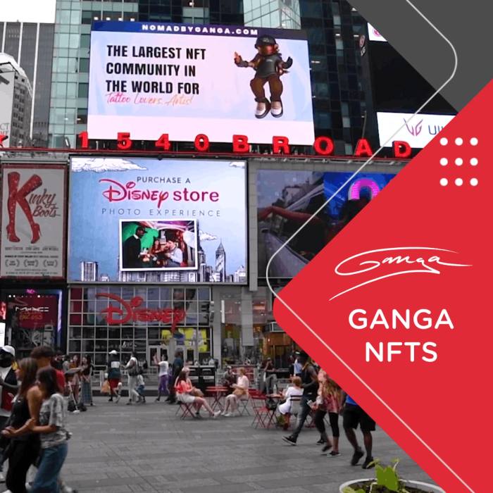 Werbevideo für Ganga Tattoo - Times Square New York