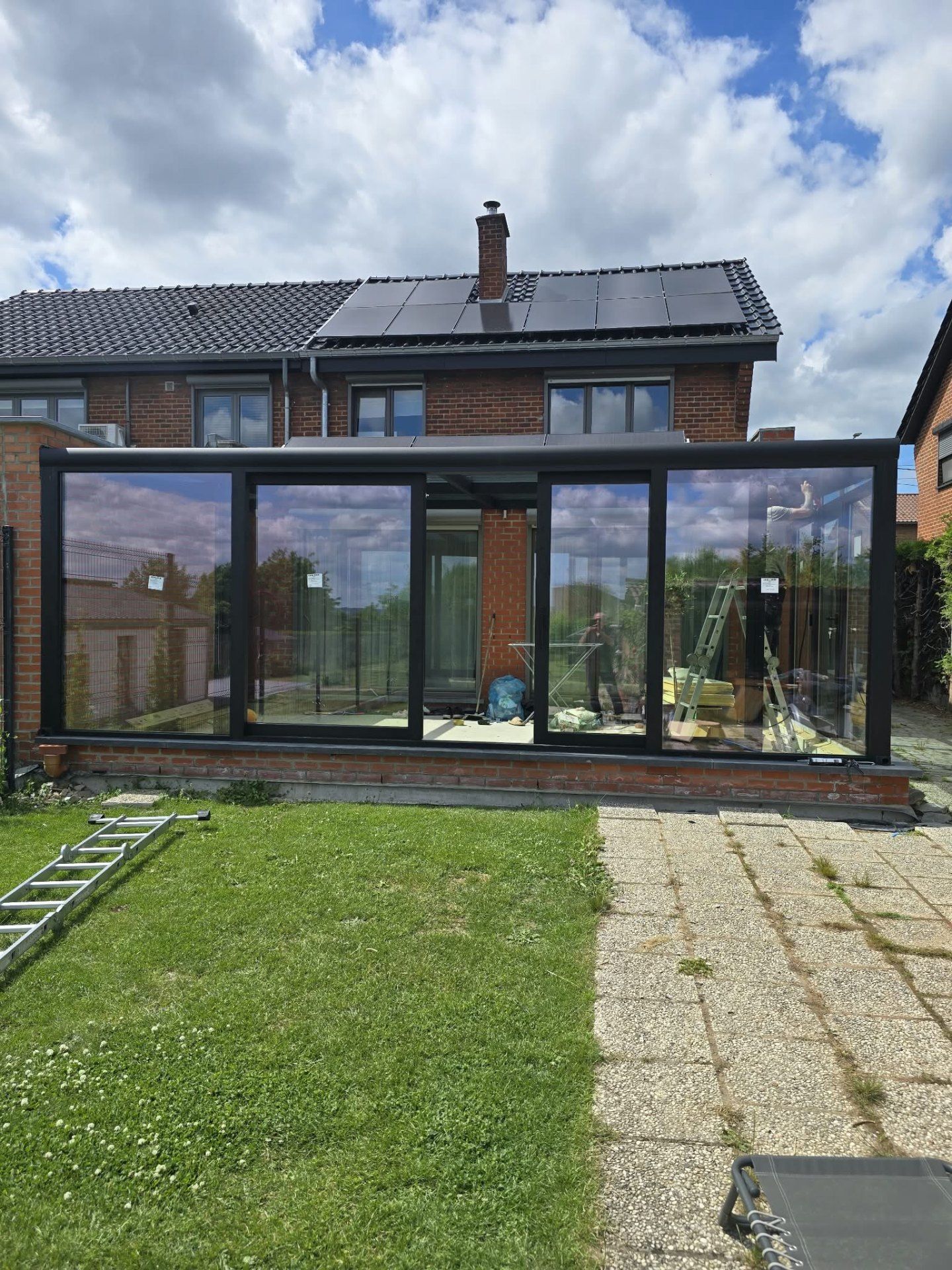 Prime Series veranda met glazen front in België