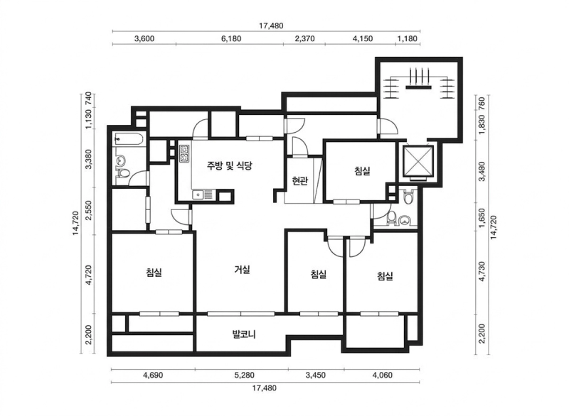 방배 e-편한세상 1차 평면도