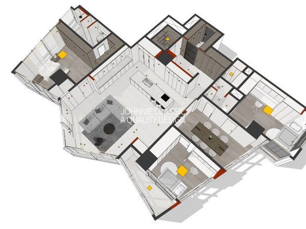 인테리어 디자인 투시도 2