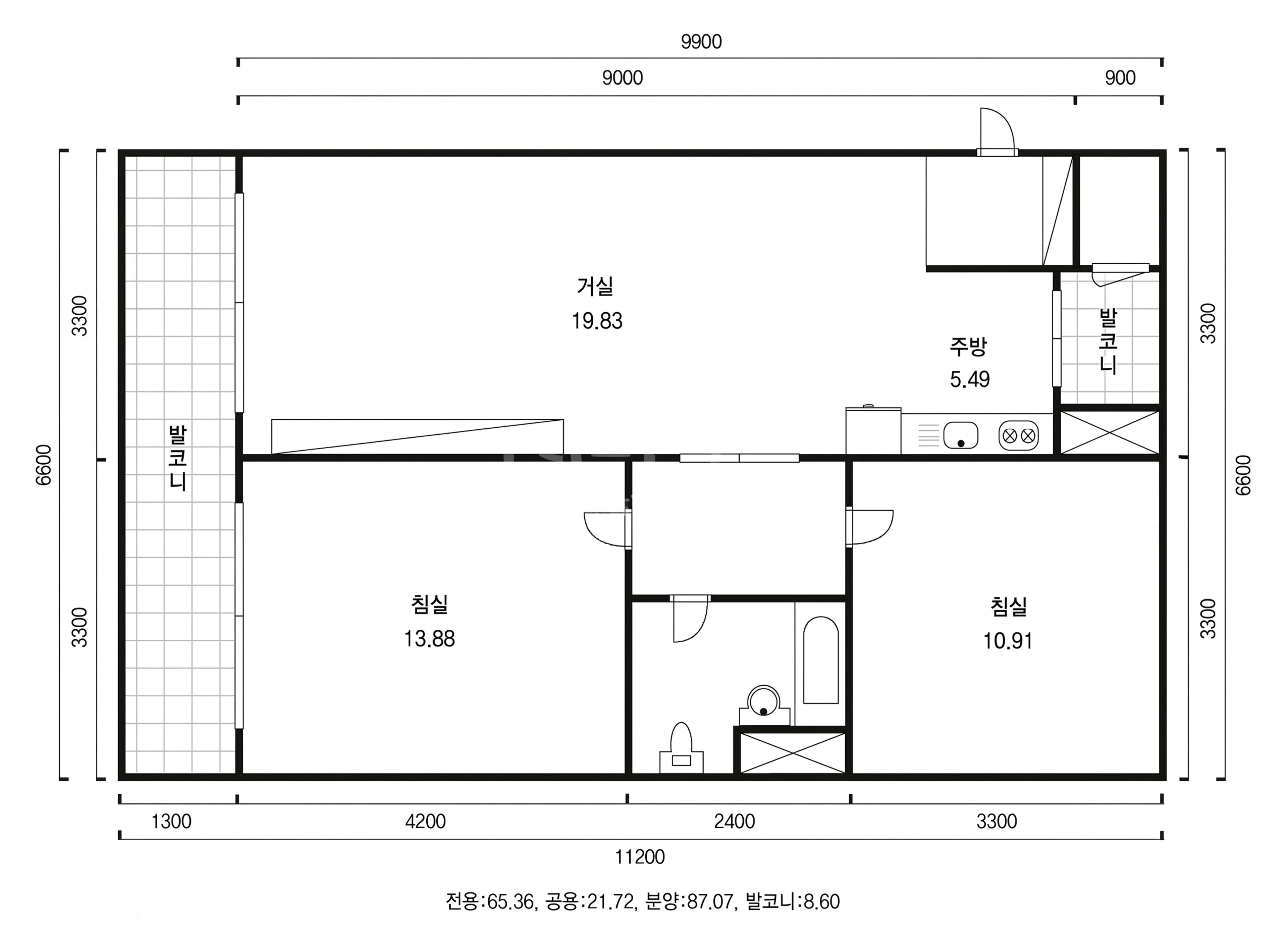 목동신시가지4단지 인테리어 평면 구조