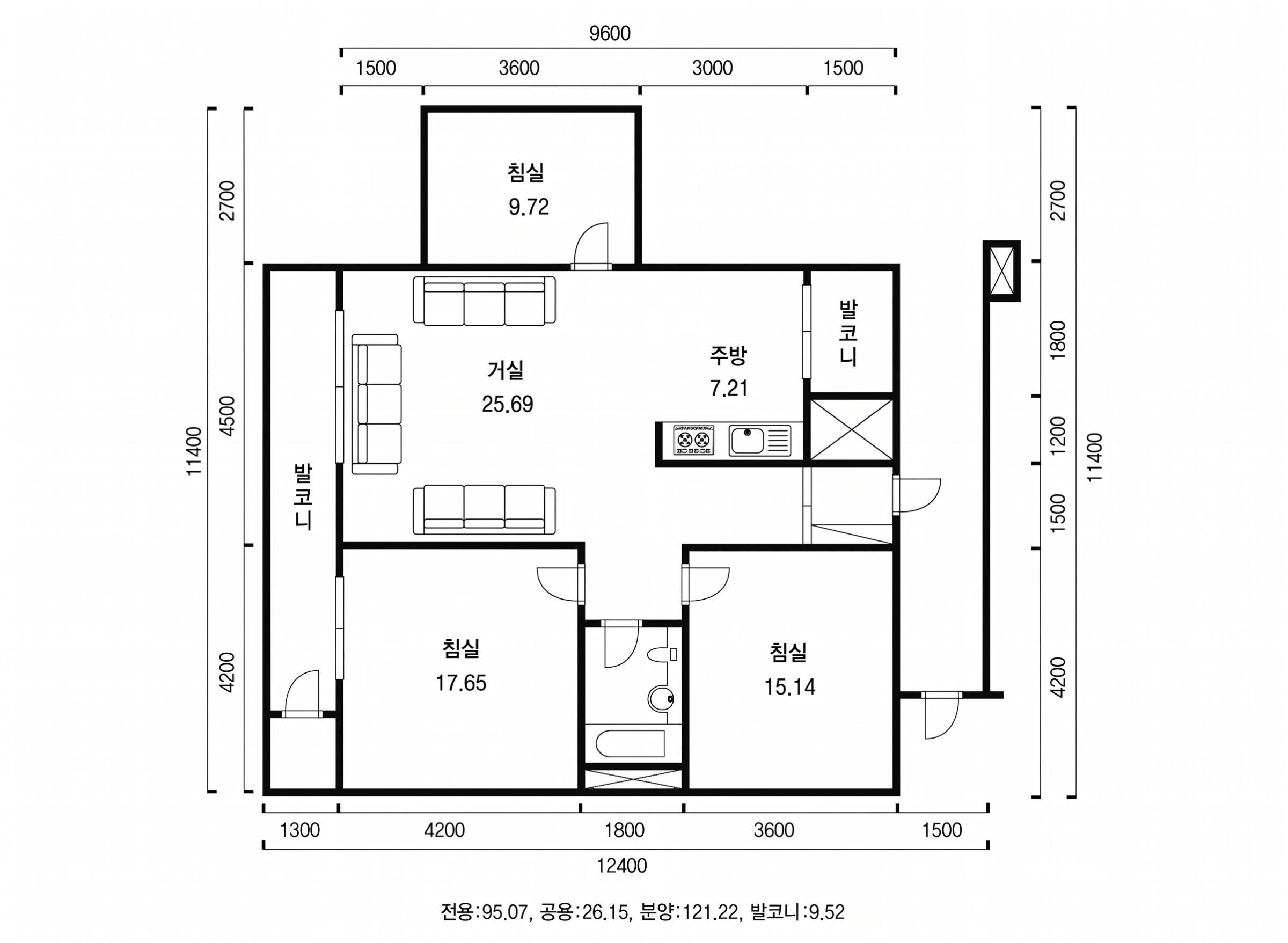 목동신시가지5단지 인테리어 평면 구조