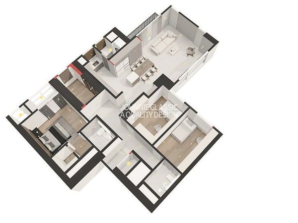 인테리어 디자인 투시도 4