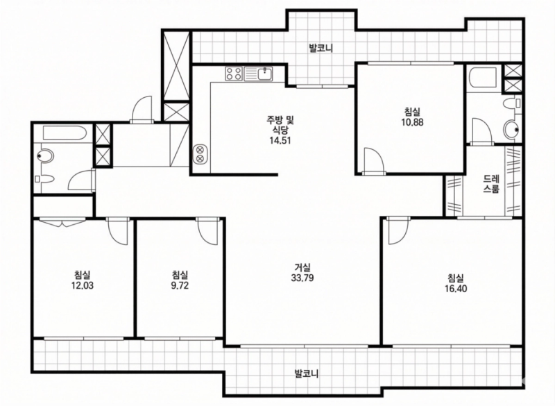 대치아이파크 평면도