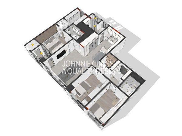 인테리어 디자인 투시도 4