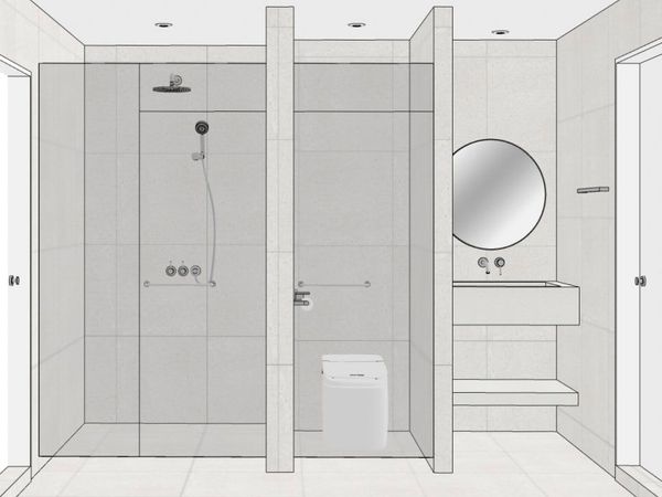 인테리어 디자인 투시도 3