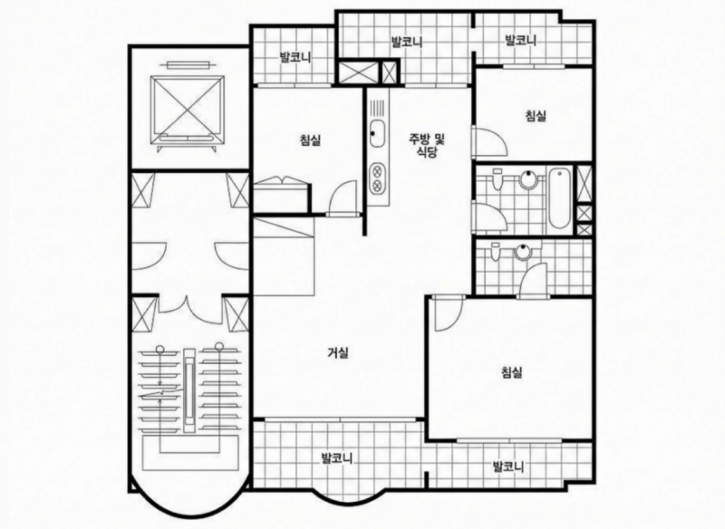 역삼푸르지오 평면도