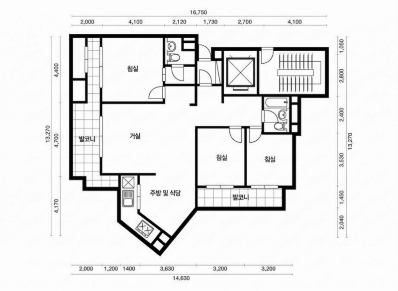 방배래미안타워 평면도