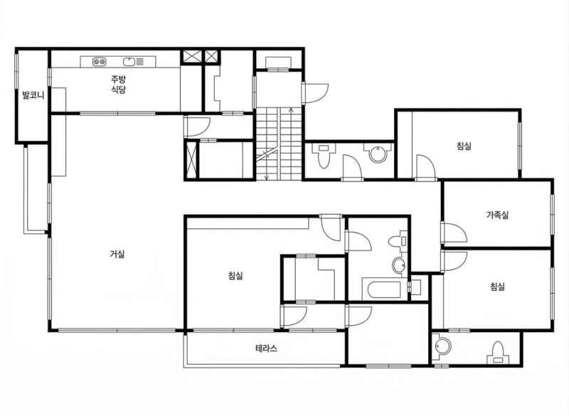 한남더힐 85TOb평형 평면도