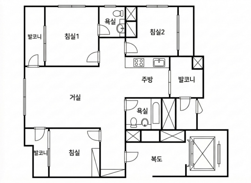 서초네이처힐 7단지 평면도