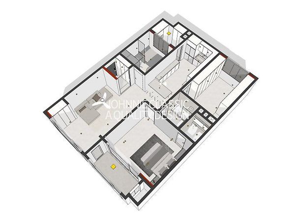 인테리어 디자인 투시도 3