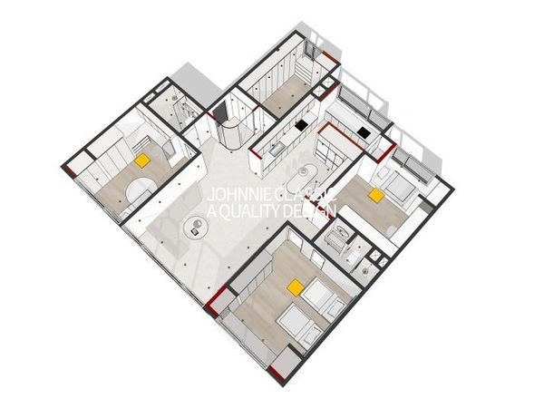 인테리어 디자인 투시도 5