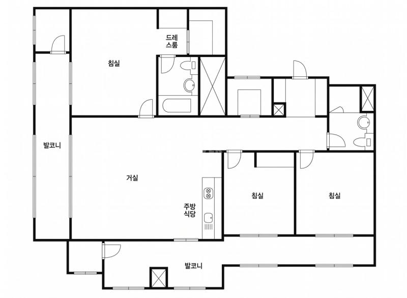 아크로리버하임 34C평형 평면도