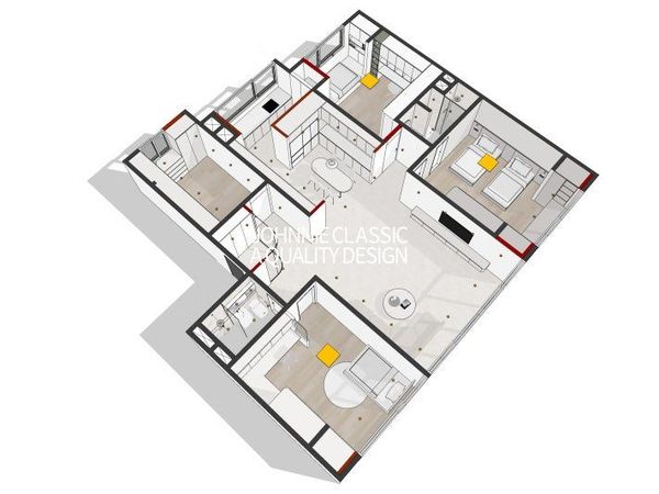 인테리어 디자인 투시도 6