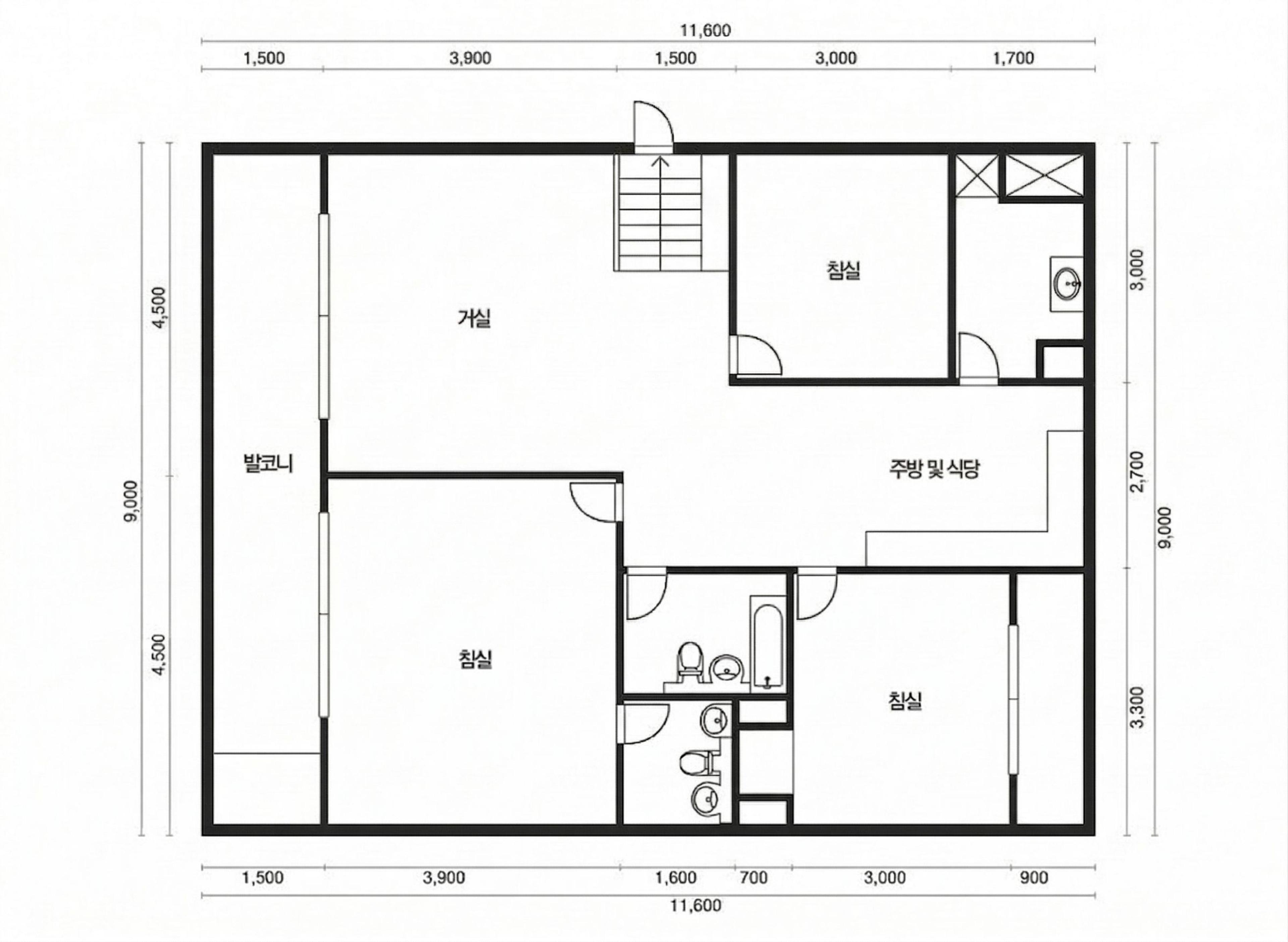 리버힐삼성 인테리어 평면 구조 1