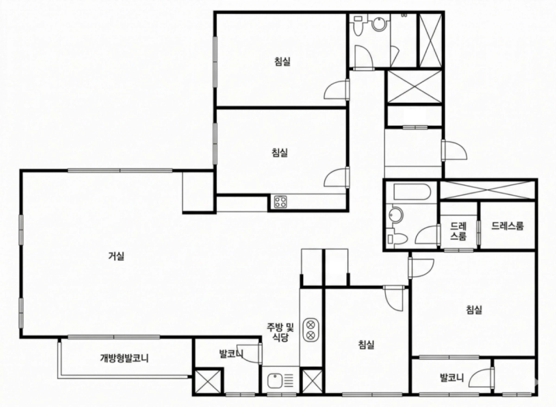 반포아크로리버파크 평면도