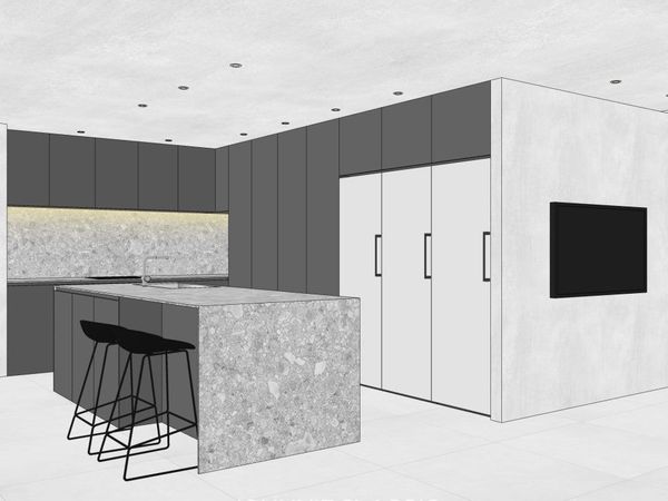 인테리어 디자인 투시도 3