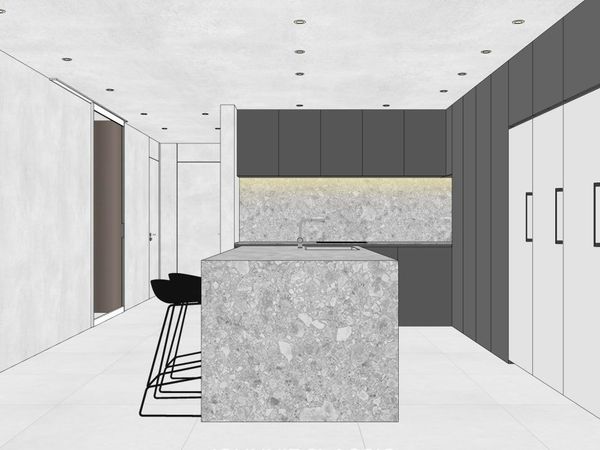 인테리어 디자인 투시도 2