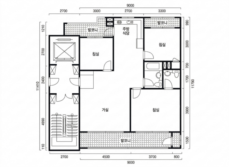 삼성 서광 평면도