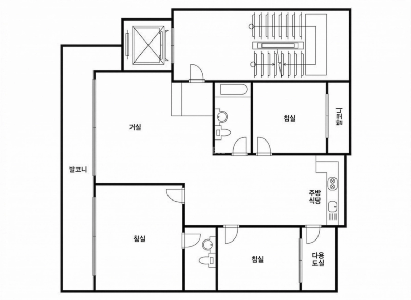 청구 강변 31A평형 평면도
