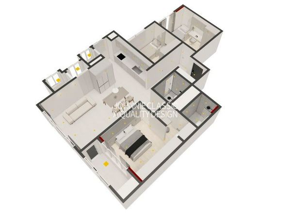 인테리어 디자인 투시도 4