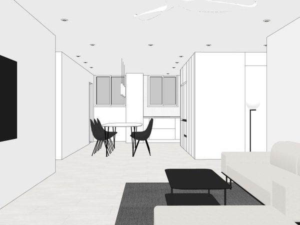 인테리어 디자인 투시도 7