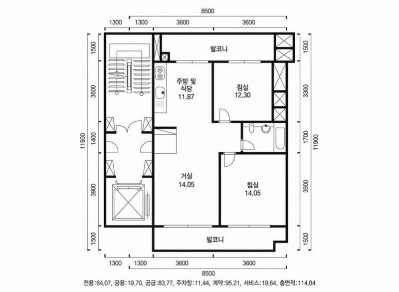 미리내롯데 평면도