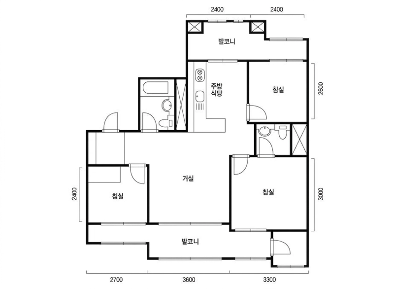 래미안 옥수 리버젠 24평형 평면도