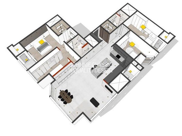 인테리어 디자인 투시도 5